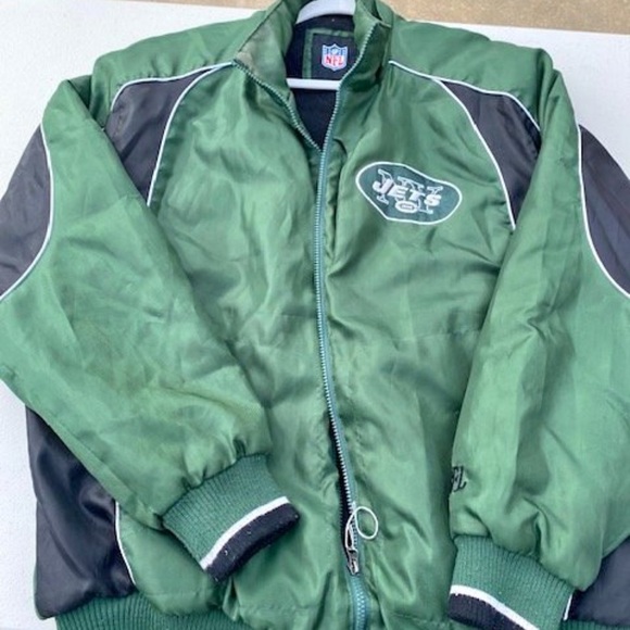 NFL Jets Coat Good Condition 2000s Large - Picture 1 of 6